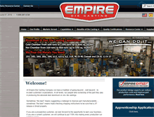 Tablet Screenshot of empiredie.com